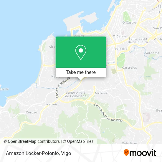 Amazon Locker-Polonio map