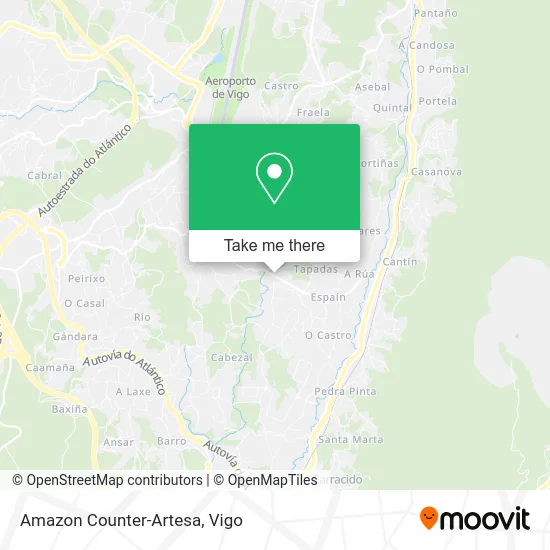 Amazon Counter-Artesa map