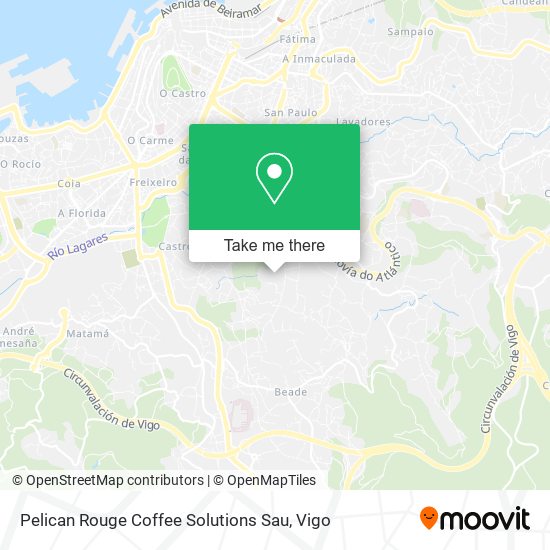 Pelican Rouge Coffee Solutions Sau map