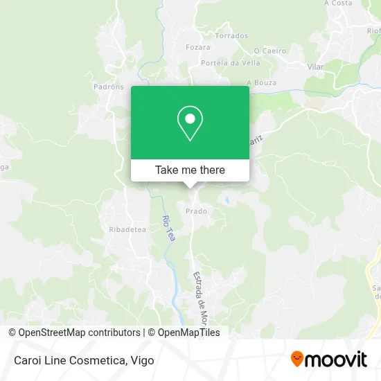 Caroi Line Cosmetica map