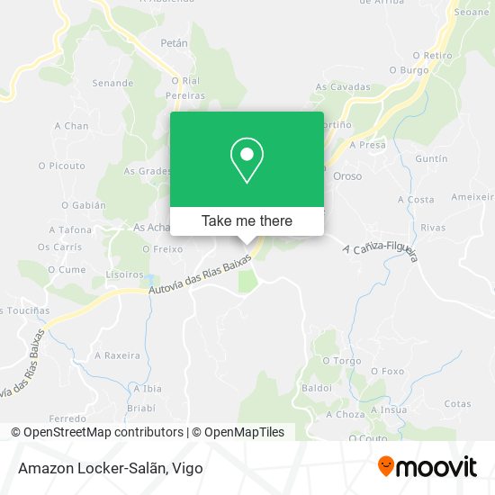 Amazon Locker-Salãn map