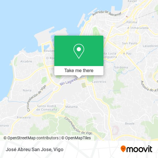 mapa José Abreu San Jose