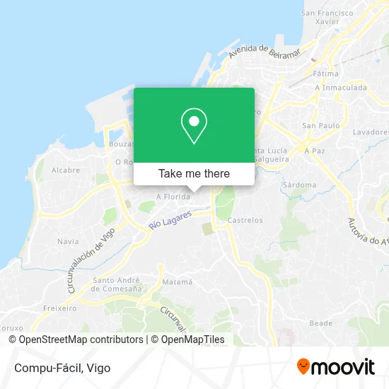 Compu-Fácil map