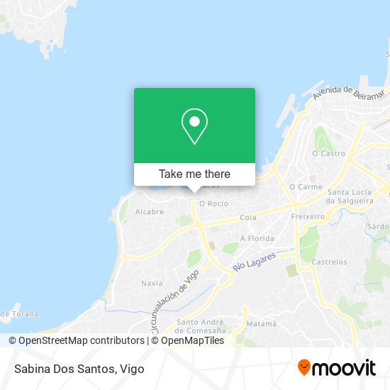 Sabina Dos Santos map