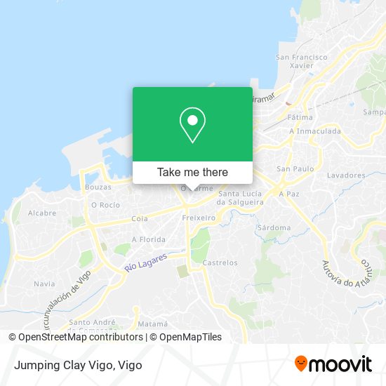 mapa Jumping Clay Vigo