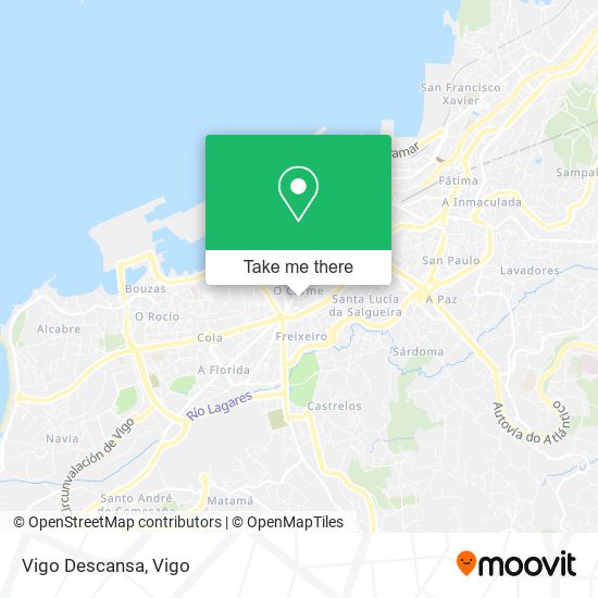 mapa Vigo Descansa
