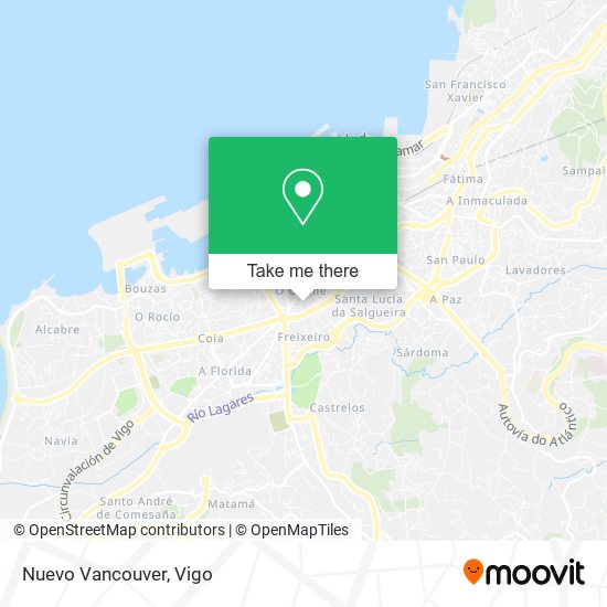 mapa Nuevo Vancouver