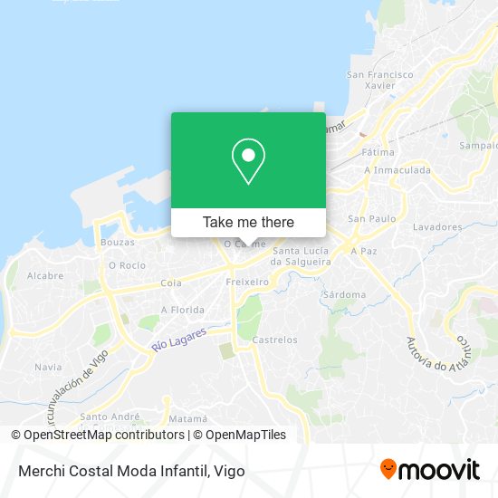 mapa Merchi Costal Moda Infantil