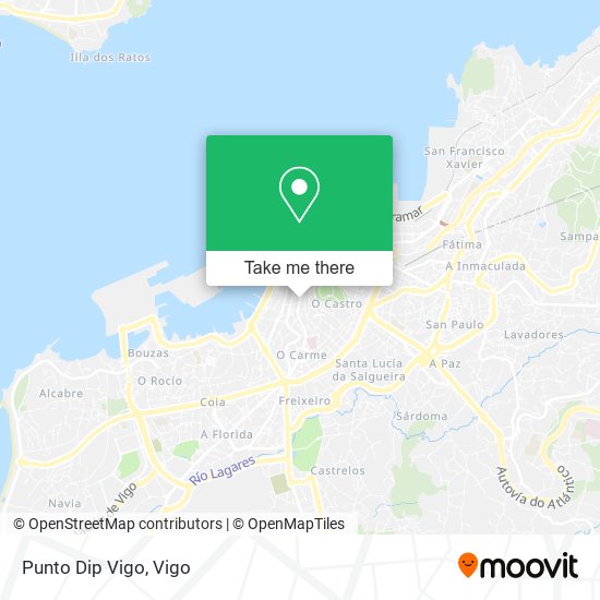 mapa Punto Dip Vigo