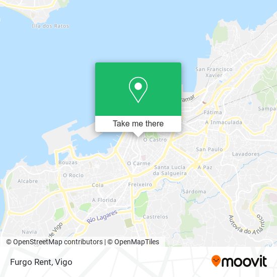 mapa Furgo Rent