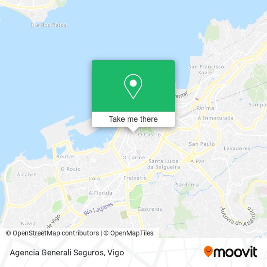 mapa Agencia Generali Seguros