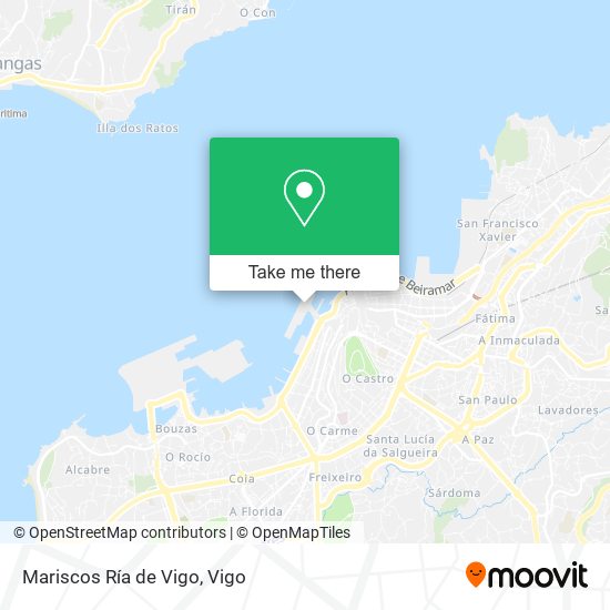 Mariscos Ría de Vigo map