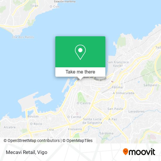 Mecavi Retail map