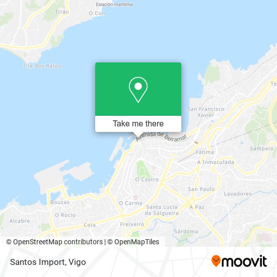 Santos Import map