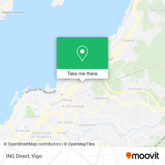 ING Direct map