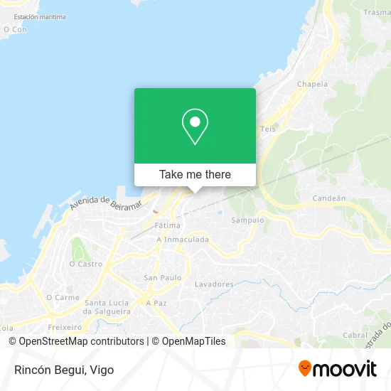 Rincón Begui map