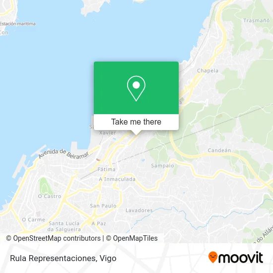 Rula Representaciones map