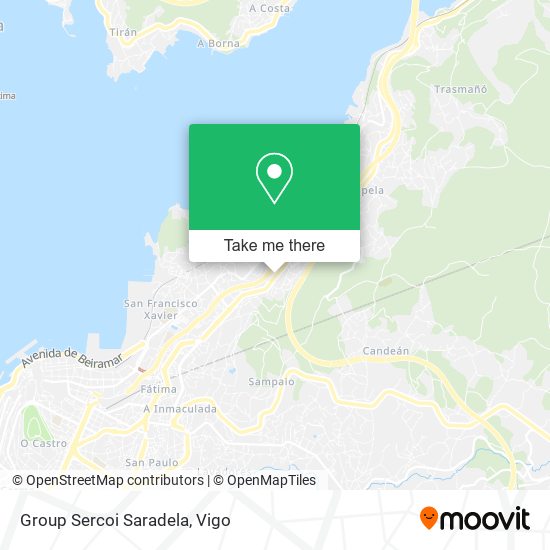 Group Sercoi Saradela map