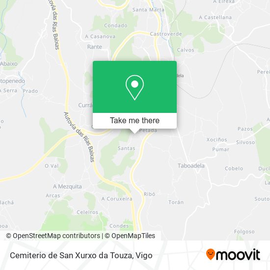 Cemiterio de San Xurxo da Touza map