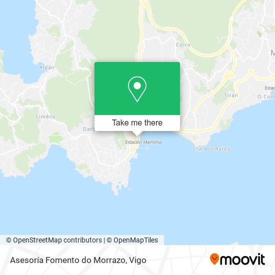 Asesoría Fomento do Morrazo map