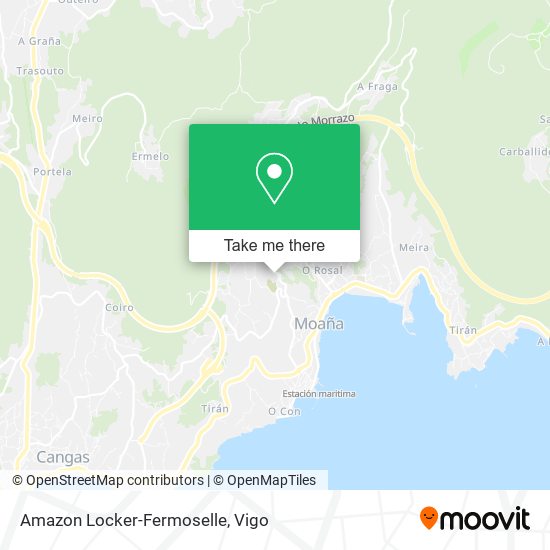 Amazon Locker-Fermoselle map