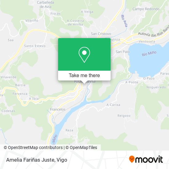 Amelia Fariñas Juste map