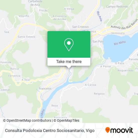 Consulta Podoloxia Centro Sociosanitario map