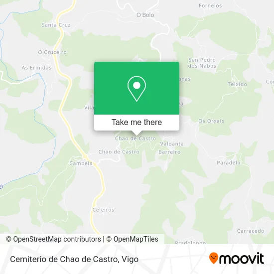 Cemiterio de Chao de Castro map