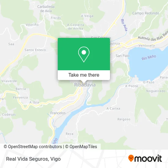 Real Vida Seguros map