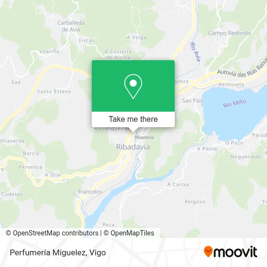 Perfumería Miguelez map