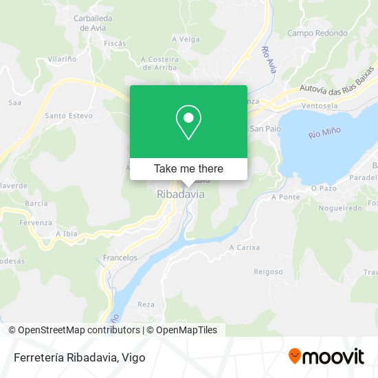 Ferretería Ribadavia map