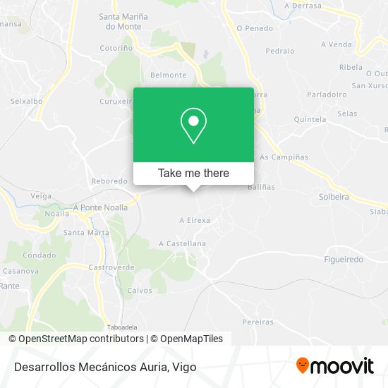 Desarrollos Mecánicos Auria map