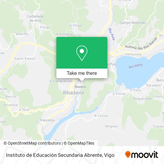 Instituto de Educación Secundaria Abrente map