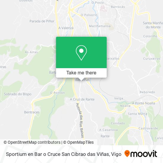 Sportium en Bar o Cruce San Cibrao das Viñas map