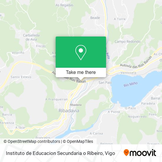 Instituto de Educacion Secundaria o Ribeiro map