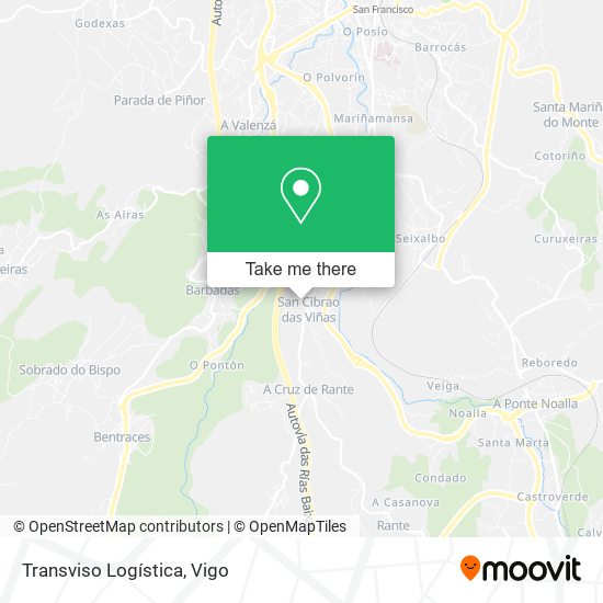 Transviso Logística map