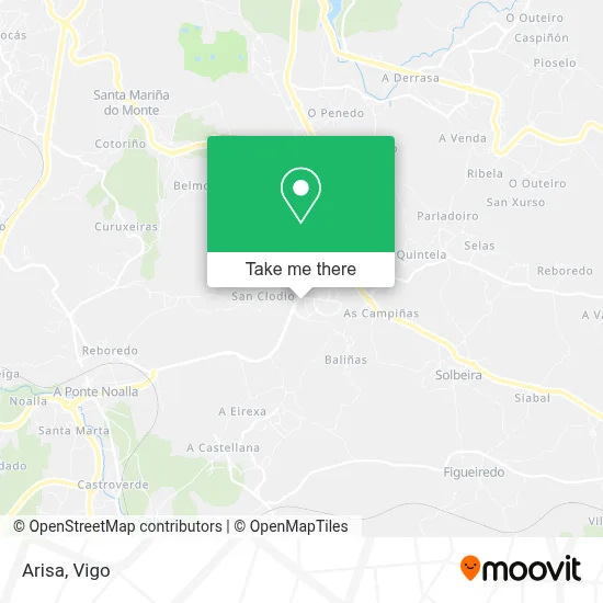 Arisa map