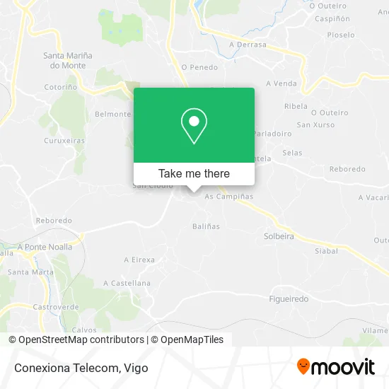 Conexiona Telecom map