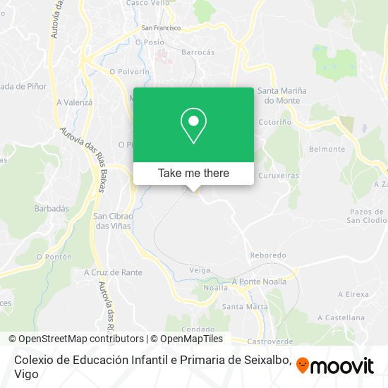 Colexio de Educación Infantil e Primaria de Seixalbo map
