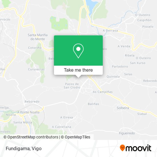 Fundigama map