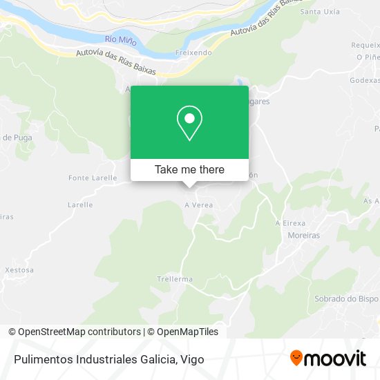 Pulimentos Industriales Galicia map