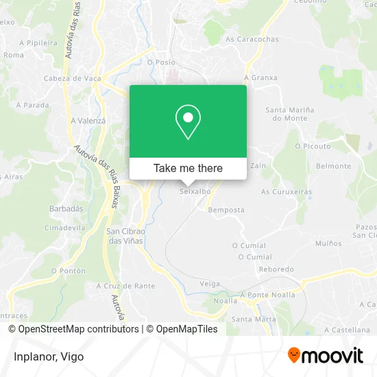 Inplanor map