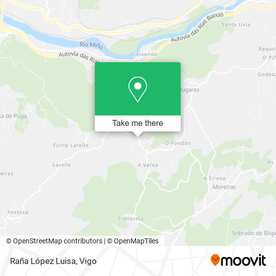 Raña López Luisa map