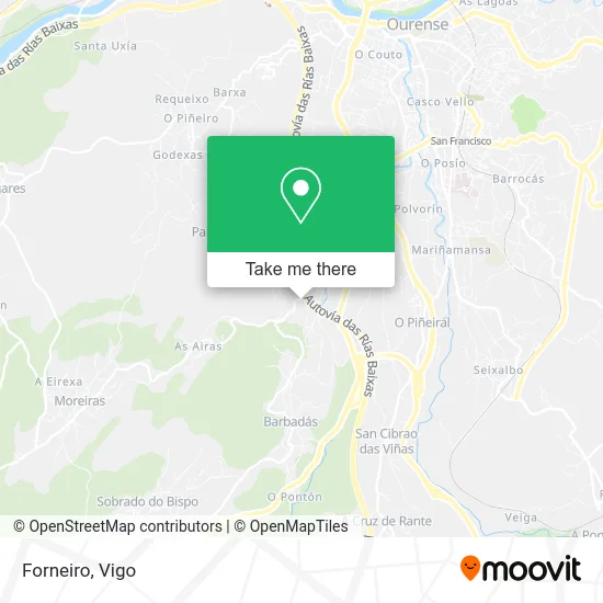 Forneiro map