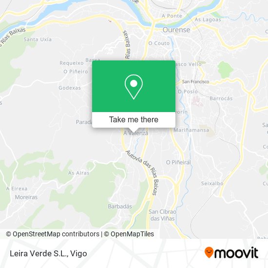 Leira Verde S.L. map