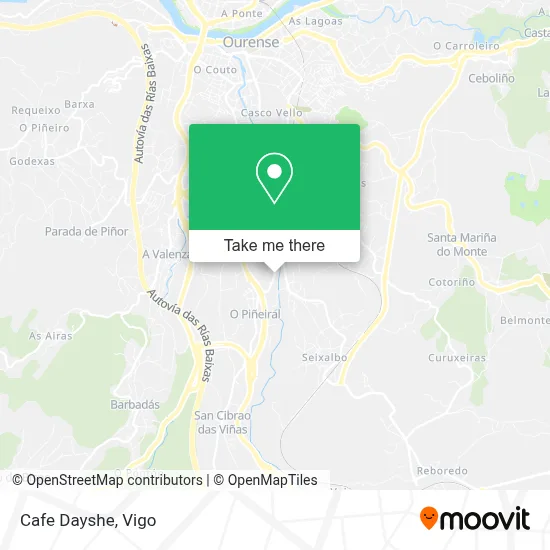 Cafe Dayshe map