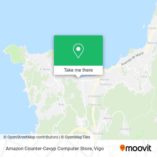 Amazon Counter-Cevyp Computer Store map