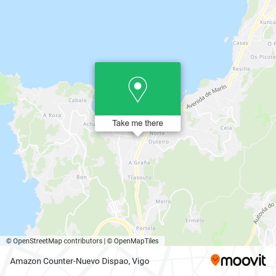 Amazon Counter-Nuevo Dispao map