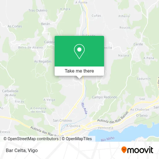 Bar Celta map
