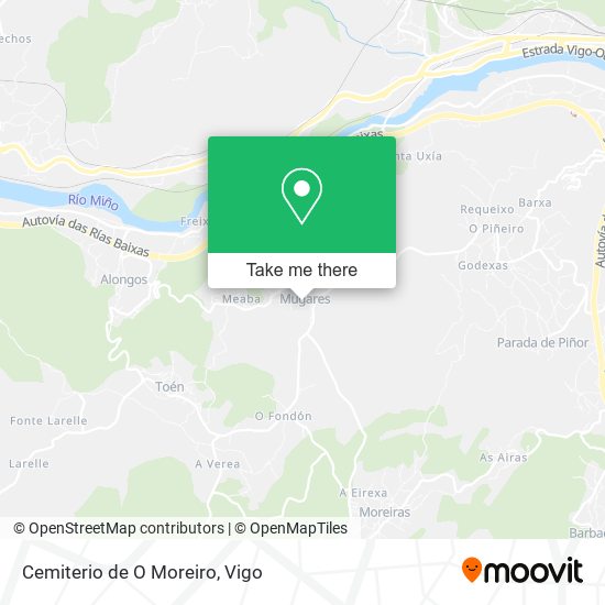 Cemiterio de O Moreiro map